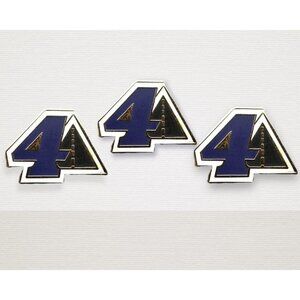NEW Enamel Pins set of 3 Uniform, Hat PINS Number 4th Racing Car Drag Races